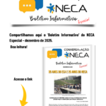 Mais um Boletim Informativo no NECA no ar!