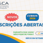 NECA abre inscrições para os novos cursos do segundo semestre de 2026!
